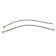 Accoona A4590 kitchen mixer, single -legged, stainless steel, chrome