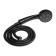 Shower Set Zein Z2707, hose 150 cm, metal nuts, braid sleeve, watering can 1 mode, black 941765