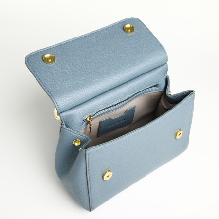 Women's bag on magnet Textura, small size, color gray-blue-8