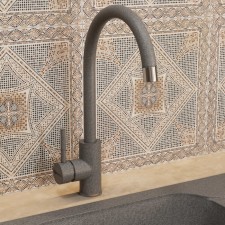 Смеситель для кухни Uperwood Quartz UPD-02, цвет 03 серый