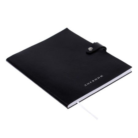 Universal diary for grade 1-11 Favourite. Black, soft cover, artificial leather, foil embossing, liesse, 80 g/m2-1