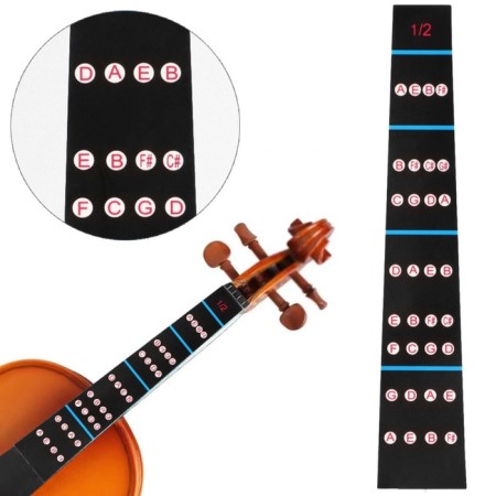 Training sticker with notes on the vulture of the violin 1/2