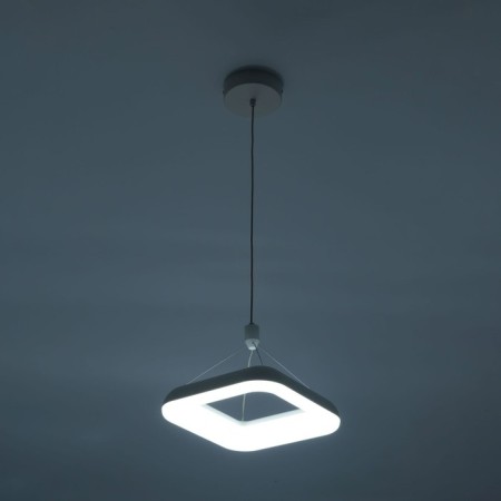Suspended Citilux “Parker” CL225B210, 25x25x25 cm, 1x15W, LED, white color-6