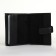 Male purse on 3 in 1 button, department for car documents, passports, black color