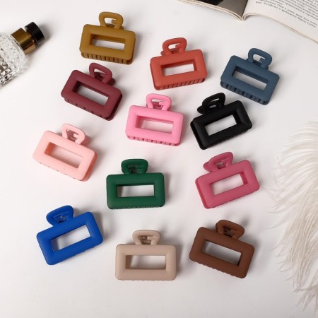 Hair crab "Prism" square, 6.5 cm, mix-1