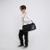 Children's sports bag for the boy "Football" with lightning, external pocket, black