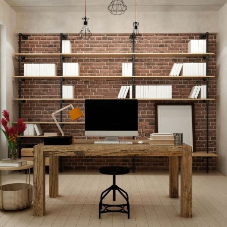 Self -adhesive PVC panel "Gray brick" 77*70cm-3
