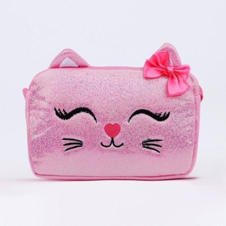 Baby Bag with lightning, long belt, pink color-6