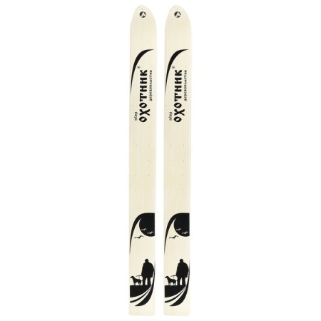 Hunting wood-plastic skis, 175 cm, with a notch-2