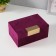 Block textile box Violet 12.2x18x8.2 cm