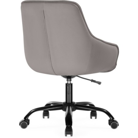 Computer chair almer plastic/velor, black/gray 57x60x84 cm-3