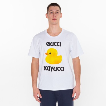 Male Gucci Xuyucci T -shirt, white color, size 58