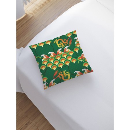 Pillowess decorative "Fire dragons", on a zipper, size 45x45 cm-1