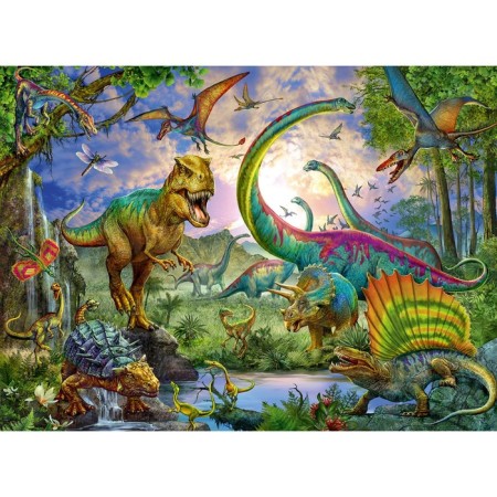 Ravensburger puzzle "World of dinosaurs", 200 elements