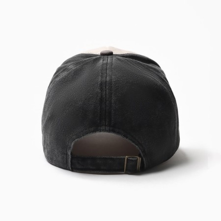 Male cap minaku, black color, size 56-58-7