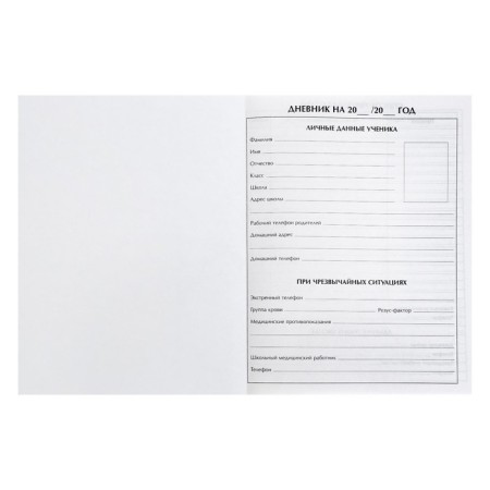 Diary for grades 5-11, "soccer ball", solid cover 7BC, glossy lamination, 48 sheets-6