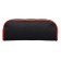 Penal soft, 1 department, 80 x 210 x 40 mm, voluminous, PM1O-24, calligrata black, black/orange