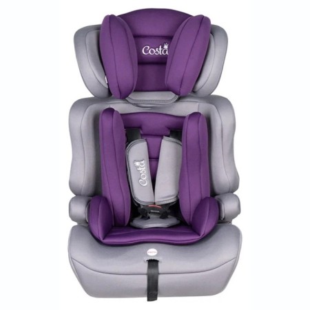 Car seat children's costa, gray/purple color