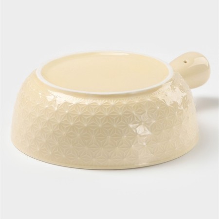 Coconut Coramic "Bear", 550 ml, beige color-2