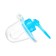Nipple - Silicone dummy classic, from 0 months, with a cap, the color of the blue