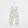 Long baby sliders, white color/bear, height 74 cm