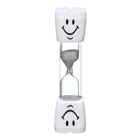 Sanding clock "Tail", 1 minute, 10 x 2 cm, white-1