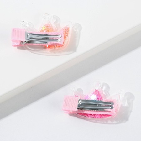 Hair hairpins Princess, 2 pcs. (shaker)-4