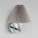Sconces with lampshade PEONY, 40W, E14, 24x24x22 cm