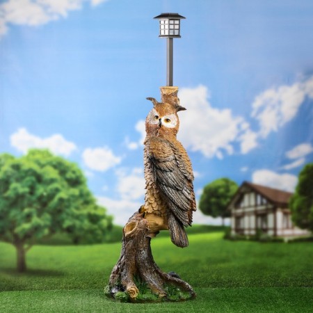 Garden Lanter "Owl with a lantern" 94cm-4