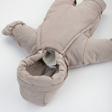 Combiason-transformer children's kinderlitto "Velvet", height 68-80 cm, color gray-beige-3
