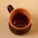 Rishtan ceramics "Aktash" mug, brown 330 ml
