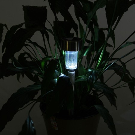 Garden lamp on the solar battery "Cylinder", 5.5 × 35 × 5.5 cm, 1 LED, glow white-3