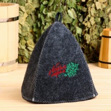 A cap for a bath with embroidery 