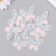 Decor for creativity Textile Embroidery "Blue Blue-Blue" 4x3 cm