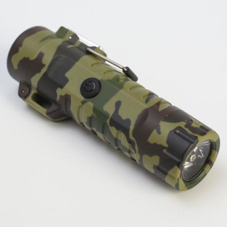 Electronic double -skinned lighter, moisture protection, with a flashlight-4