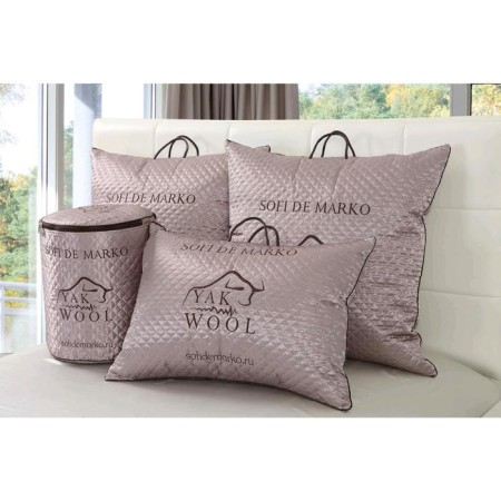 Pillow yak wool, size 70x70 cm, yak wool-2