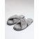 Slippers Women's Cross open nose, size 36-38, color gray color