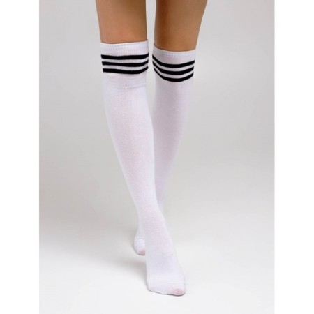 Women's golfs, size 23-25, black and white color, 2 pairs-3