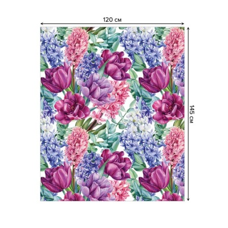 The tablecloth “Spring mood”, rectangular, Saten, size 120x145 cm-1