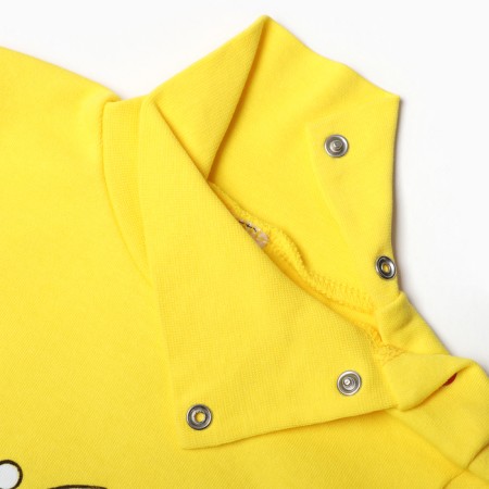 Turtleneck for girls, yellow color, height 92 cm-1