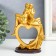 Polystone souvenir "Heart in love" Gold with red 15.5x10.5x6 cm