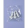A set of plunges of confectionery shares "Cloud", 3 pcs