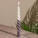 Candle twisted two -tone 2.2x2.2x18 cm, soy wax mix