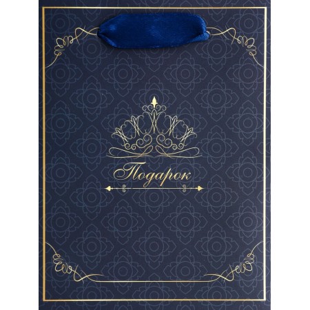 Package Gift Vertical "Golden Crown", S 12 × 15 × 5.5 cm-2