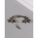 Handway for the casket Metal "Plant branch" Bronze 12.8x4 cm