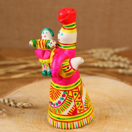 Filimonovskaya toy "Baryna with a child"-1