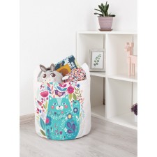 Корзина для игрушек «Счастливый котик, размер 35х35 см