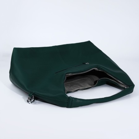 Load bag with lightning, external pocket, green color-5