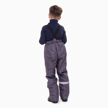 Pants are children insulated, graphite color, height 122 cm-4