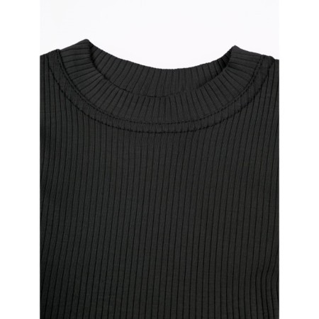 TOP for girls with long sleeves Generation, height 128 cm, black color-5